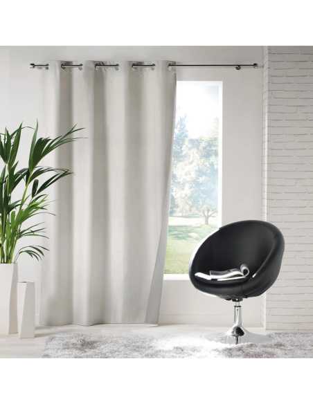 Rideau à œillets 140 x 260 cm Icemount naturel
