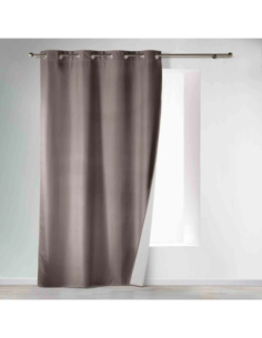 Rideau à œillets 140 x 260 cm Icemount taupe