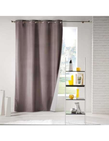 Rideau à œillets 140 x 260 cm Icemount taupe