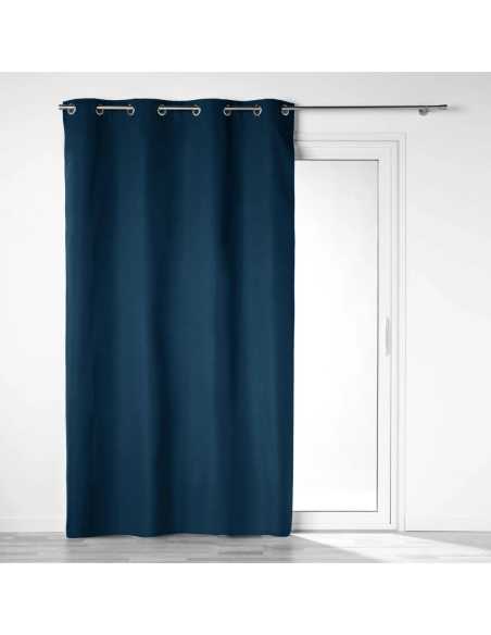 Rideau à œillets 140 x 260 cm Occultant marine