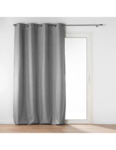Rideau à œillets 140 x 260 cm Polarine gris