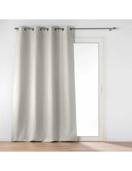 Rideau à œillets 140 x 260 cm Polarine naturel