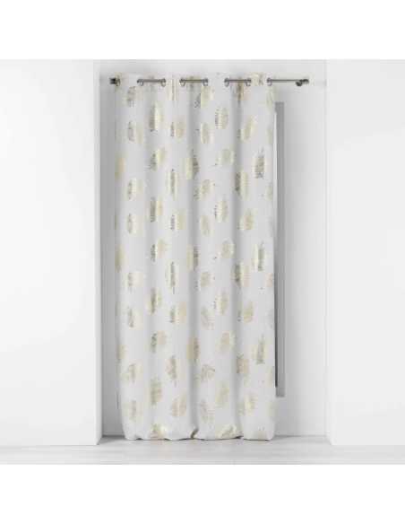 Rideau à œillets 140 x 260 cm Sunny gold