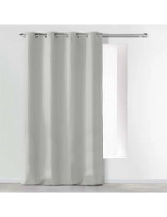 Rideau à œillets 140 x 260 cm Absolu gris