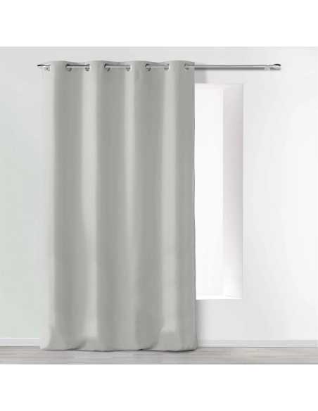 Rideau à œillets 140 x 260 cm Absolu gris