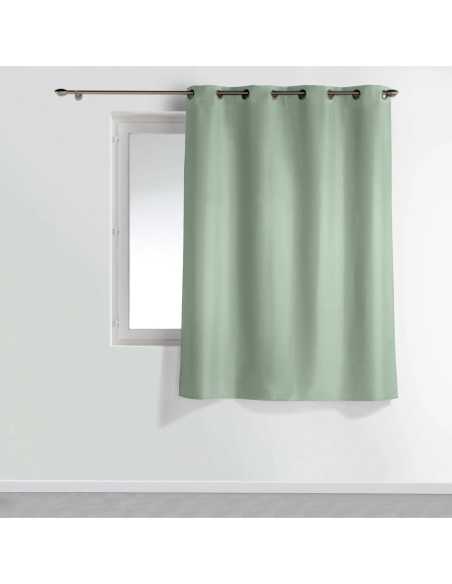 Rideau à œillets 140 x 180 cm Essentiel sauge