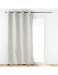 Rideau à œillets 140 x 260 cm Isolant jupiter naturel