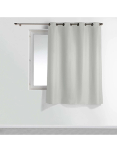 Rideau à œillets 140 x 180 cm Essentiel gris