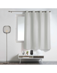 Rideau à œillets 140 x 180 cm Essentiel gris 2