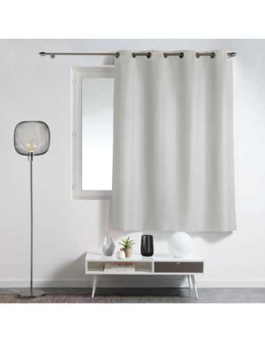 Rideau à œillets 140 x 180 cm Essentiel gris