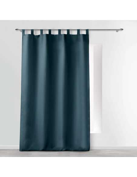 Rideau à passants 140 x 260 cm Essentiel marine