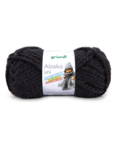 Pelote de laine Alaska 100g Noir 06 – Tricot, crochet, créations DIY