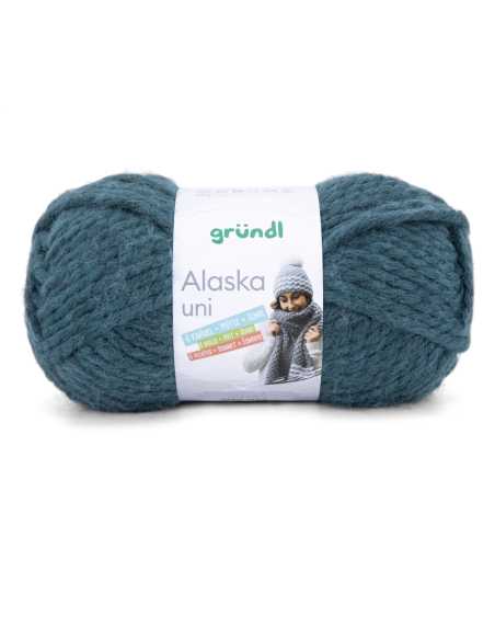 Pelote de laine Alaska 100g Pétrole 20 – Tricot, crochet, créations DIY