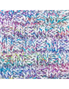 Pelote de laine Alaska Print 100g Blanc/Bleu/Violet 03 – Tricot, crochet, créations DIY 2