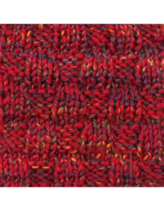 Pelote de laine Alaska Print 100g Rouge/Bleu 04 – Tricot, crochet, créations DIY 2