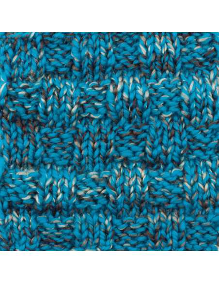Pelote de laine Alaska Print 100g Turquoise/Brun 05 – Tricot, crochet, créations DIY