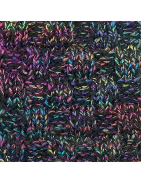 Pelote de laine Alaska Print 100g Noir/Violet/Rose 08 – Tricot, crochet, créations DIY