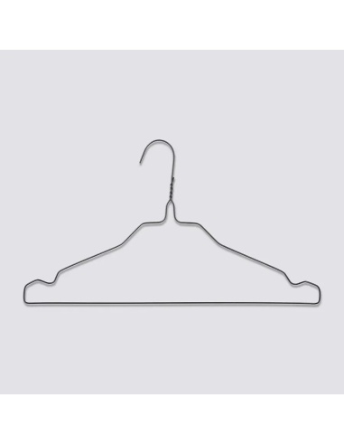 Lot de 25 cintres métal – finition argent ou noir – idéal pressing & dressing