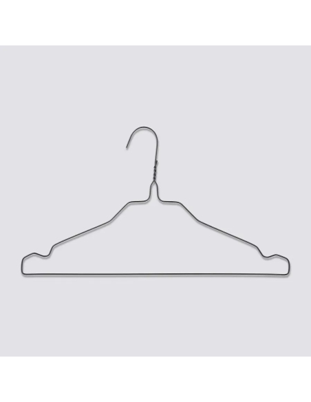 Lot de 25 cintres métal – finition argent ou noir – idéal pressing & dressing