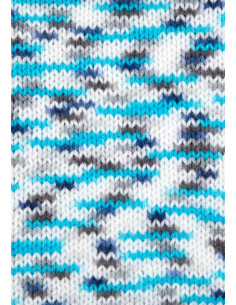 Pelote Lisa Premium Color 50g Océan-Menthe-Gris 03 – Tricot, crochet, créations DIY 2