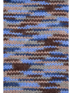 Pelote Lisa Premium Color 50g Brun-Beige-Bleu 14 – Tricot, crochet, créations DIY 2