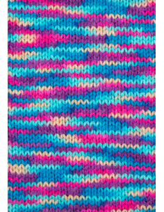 Pelote Lisa Premium Color 50g Pétrole-Menthe-Violet 18 – Tricot, crochet, créations DIY 2