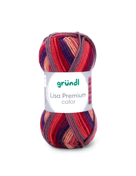 Pelote Lisa Premium Color 50g Mauve-Rouge-Rose 31 – Tricot, crochet, créations DIY