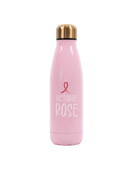 Bouteille Isotherme 0,5L Octobre Rose – Hydratation pratique et solidaire