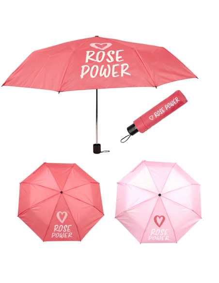 Parapluie Pliable Octobre Rose – Pratique et solidaire
