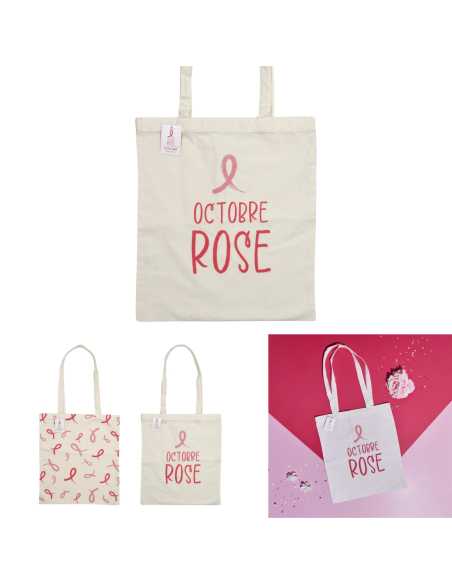 Tote Bag 36,5x42 cm Octobre Rose – Pratique et solidaire