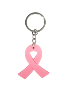 Lot de 5 Porte-clés Ruban Octobre Rose – Accessoires solidaires et symboliques