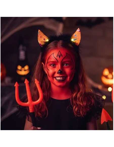 Tiare LED DIABLOTIN – Accessoire Halloween lumineux