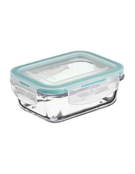 Boîte rectangle plastique et couvercle bambou 1,73L CLIPEAT