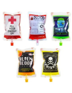 10 Poches pour Boisson 12 x 18 cm – Accessoires Halloween