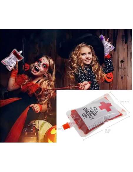 10 Poches pour Boisson 12 x 18 cm – Accessoires Halloween