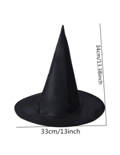 Chapeau de Sorcière 33 x 34 cm – Accessoire Halloween en Polyester 2