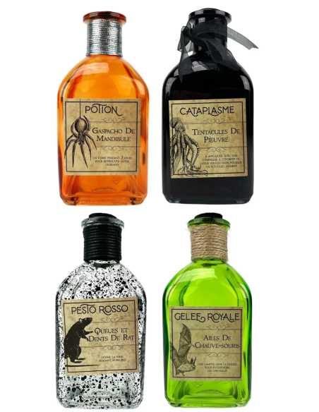 WITCH Fiole Potion Sorcière PM en Verre – 13.3 x 6.5 x 6.5 cm