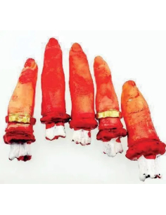 5 Doigts Humain Vinyl HALLOWEEN – Décoration macabre