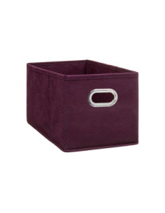 Boîte de rangement 15x31 cm Aubergine