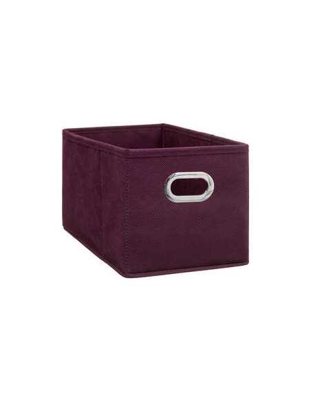 Boîte de rangement 15x31 cm Aubergine