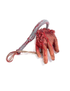 GORE Main sur Crochet de Boucher Vinyl – Décoration Halloween effrayante