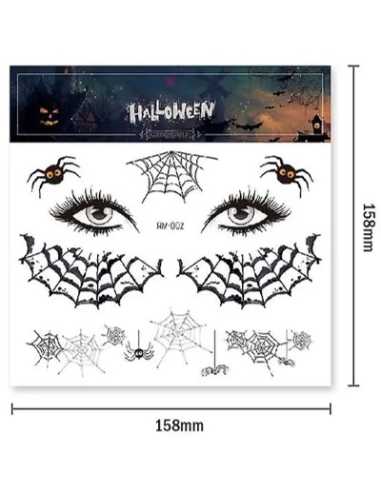 Tatoo Éphémère HORROR HALLOWEEN – Accessoires terrifiants