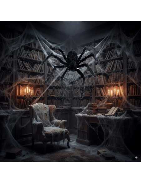 Araignée Géante Velue 75 cm – Décoration Halloween terrifiante